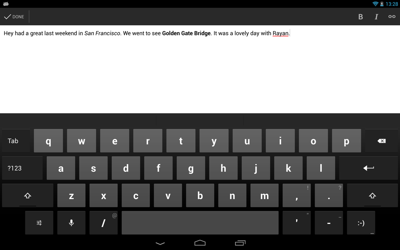 Blogger - screenshot