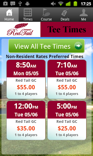 Red Tail FL Golf Tee Times