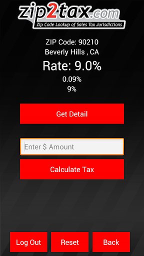 【免費生產應用App】Zip2Tax Sales Tax Calculator-APP點子