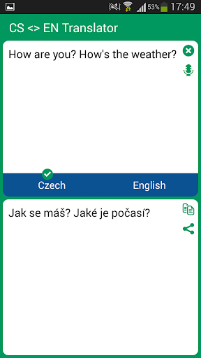 Czech English Translator