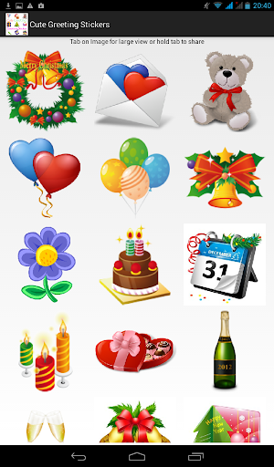 Cute Greeting Stickers