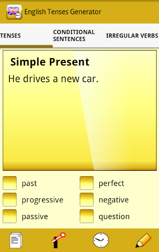 English Tenses Generator