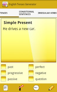 English Tenses Generator