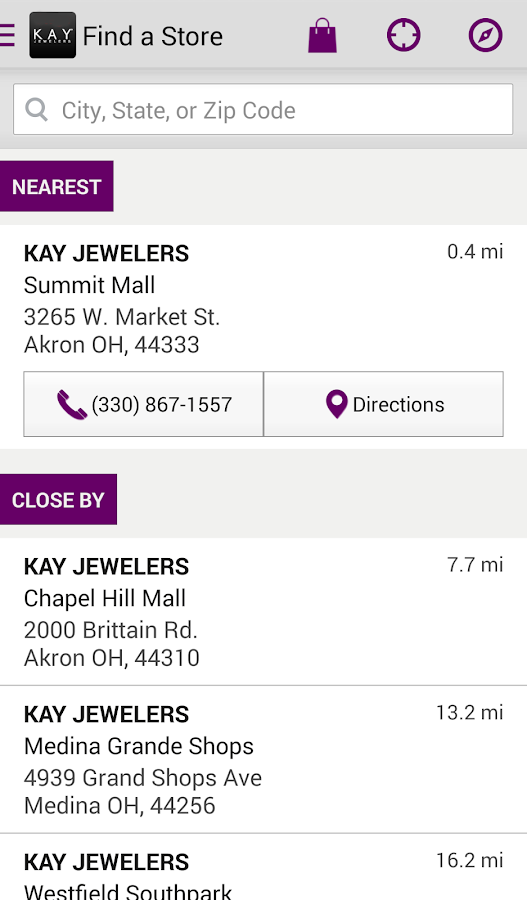 Kay Jewelers - screenshot