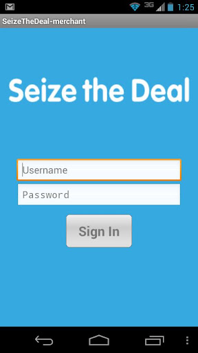 Seize the Deal - Merchant App