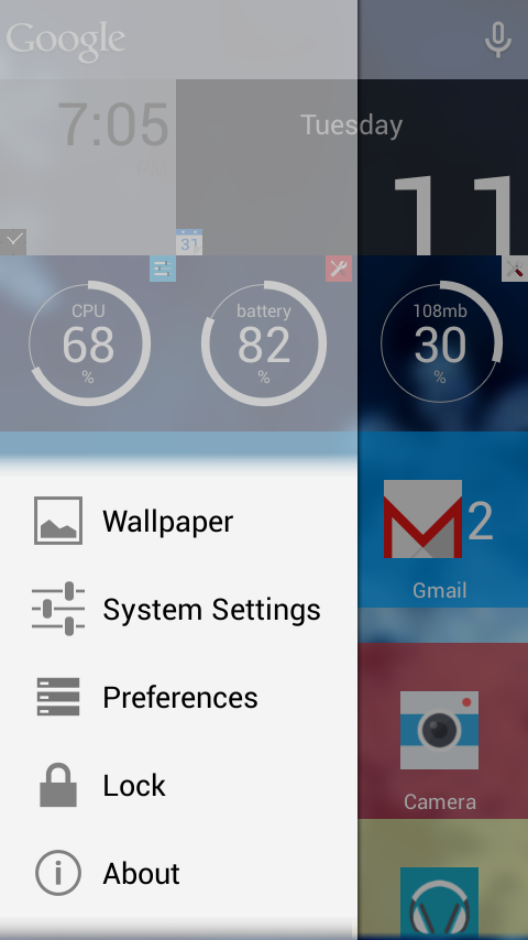    SquareHome.Phone (Launcher)- screenshot  