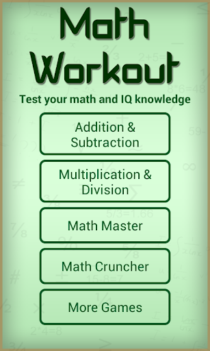 Math Workout