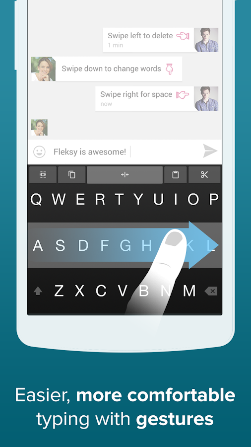    Fleksy + GIF Keyboard- screenshot  