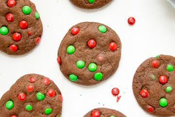 Chocolate M&amp;M Cookies And Holiday Recipes I Love