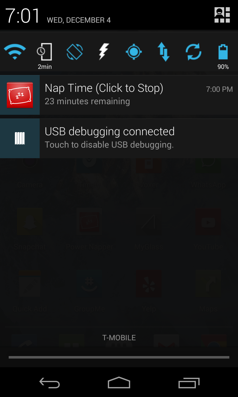 Power Napper Screen 2