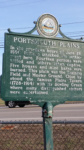 Portsmouth Plains Historic Marker