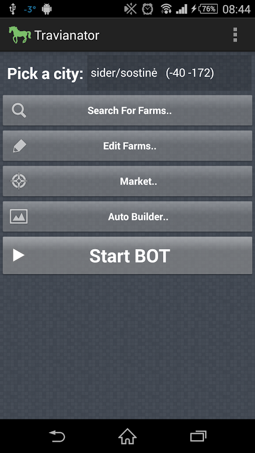 Android application Travianator screenshort