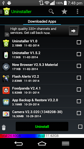 Uninstaller Android