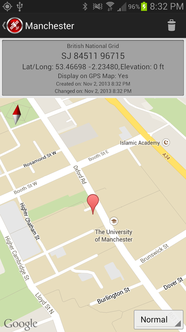 Basic GPS Screen 2
