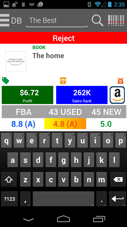   FBAScan - Selling on Amazon! – Capture d'écran 
