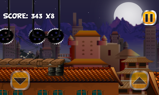 download Temple Ninja castle run 2D free