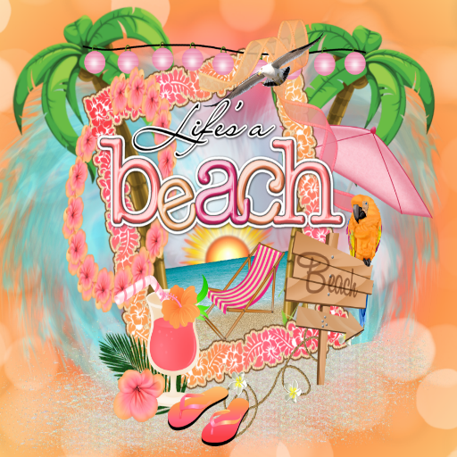 Life's a Beach GO THEME LOGO-APP點子