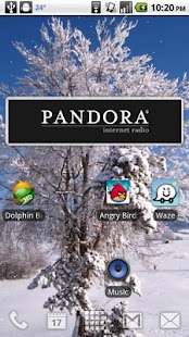 Falling Snow Winter Desktop Screenshots 0