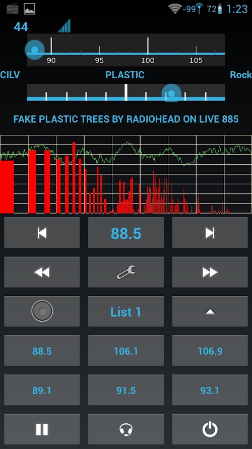 Android application Spirit1: Real FM Radio screenshot