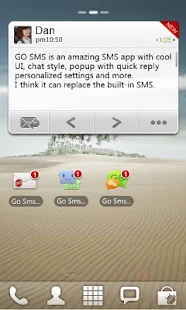 GO SMS Pro Widget - screenshot thumbnail