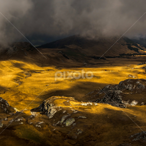 When the sun breaks the clouds by Hamos Gyozo - Landscapes Mountains & Hills
