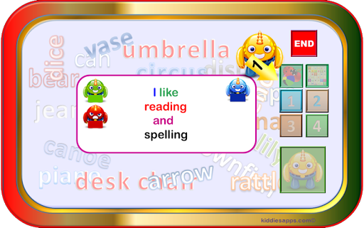 Reading and Spelling Quiz