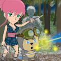 Ninja Girl: Throwing RPG Apk