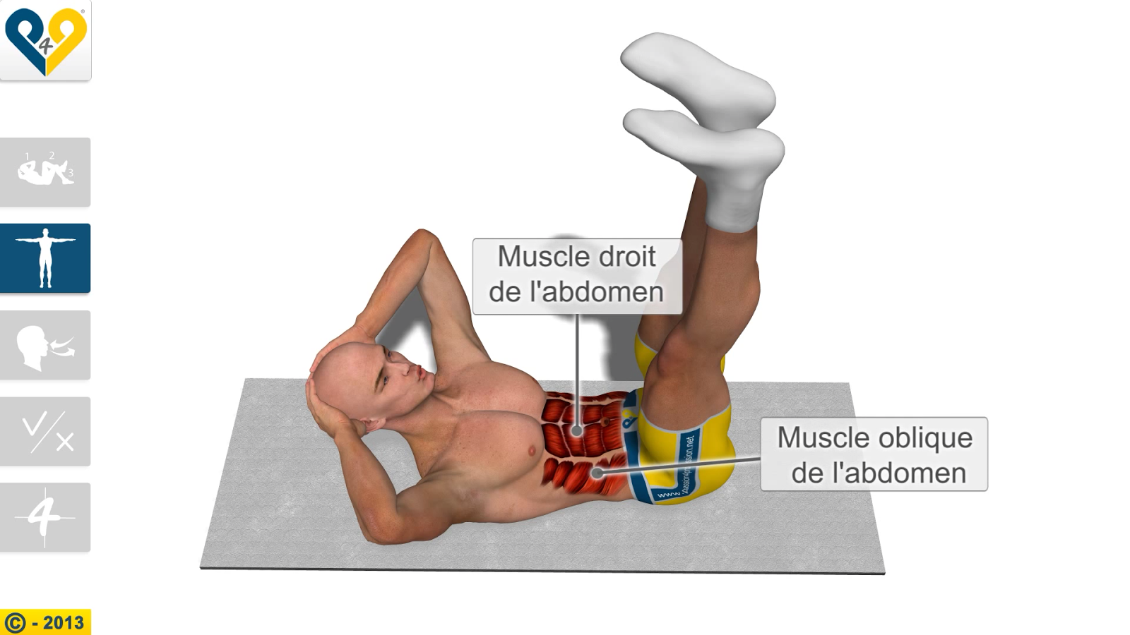 comment avoir des abdos en 8 minutes niveau 2
