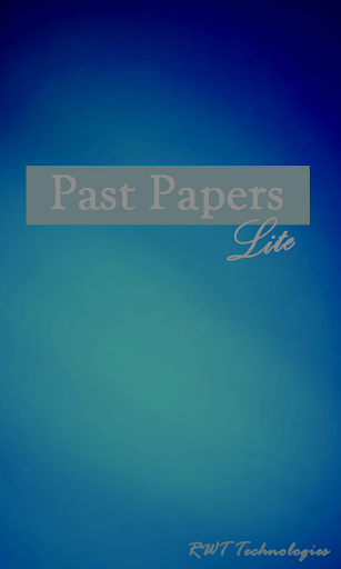 Past Papers Lite