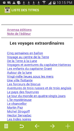 【免費書籍App】Jules Verne : Oeuvres-APP點子