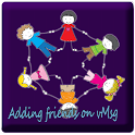 Adding Friends on vMsg logo
