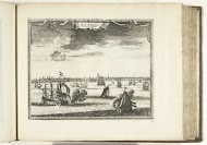 Gezicht op Rotterdam, 1726