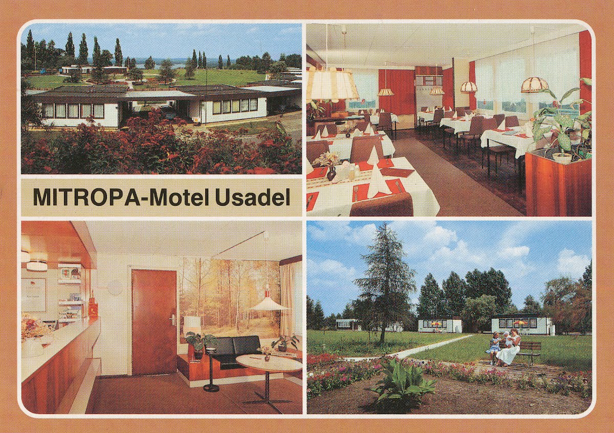 Postkarte "Mitropa-Motel Usadel"