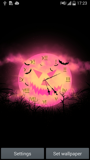 【免費個人化App】Halloween Clock-APP點子