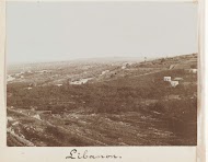 Gezicht in de bergketen Libanon