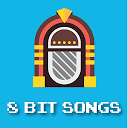 Name the Tune 8bit retro Style mobile app icon