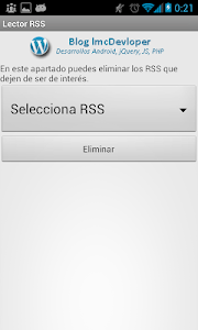 Lector RSS screenshot 3