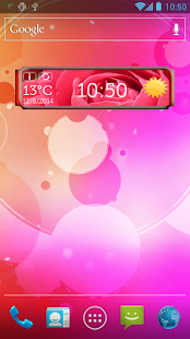 Free Download Rose Clock Weather Widget APK for Android