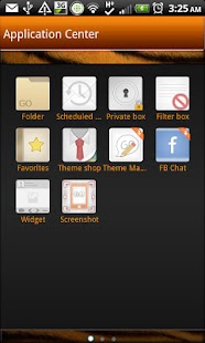 GO SMS - Tiger Drama Screenshots 3