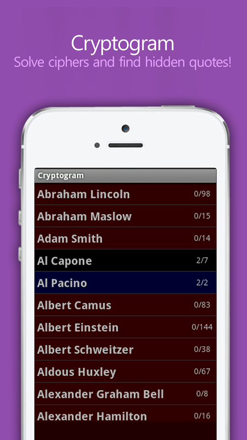    Cryptogram for Purplenamu- screenshot  
