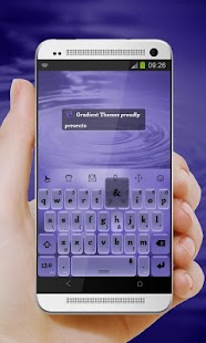 Blurry Purple TouchPal Theme Screenshots 1