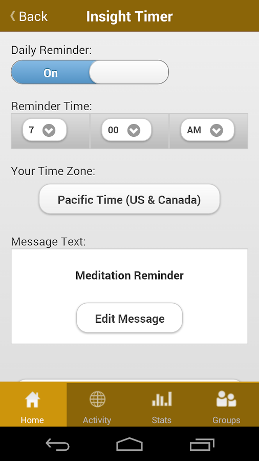 Insight Timer Meditation Timer Android Apps on Google Play