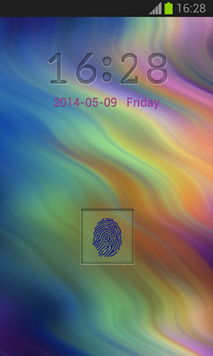 Lock Thumb Scanner Theme