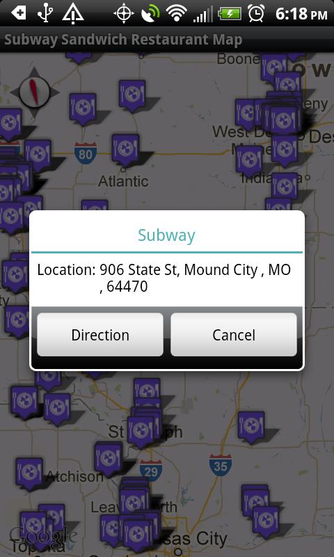 Subway Store Locator