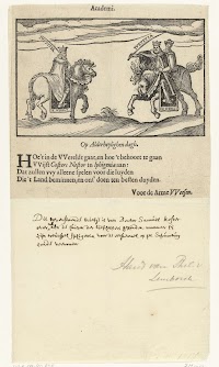 Uitnodiging tot het bijwonen van de uitvoering van Samuel Costers toneelstuk Iphigenia, 1617