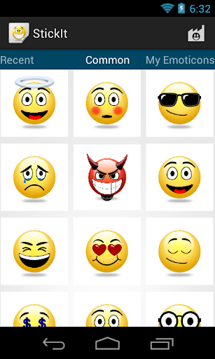 StickIt Emoticons