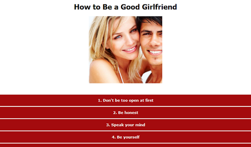 【免費生活App】How to Be a Good Girlfriend-APP點子