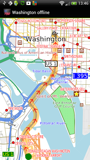 免費下載旅遊APP|Washington DC offline map app開箱文|APP開箱王