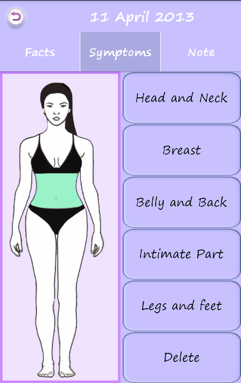 Menstrual Calendar PRO Screen 2