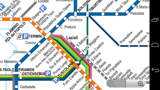 Rome Metro Map